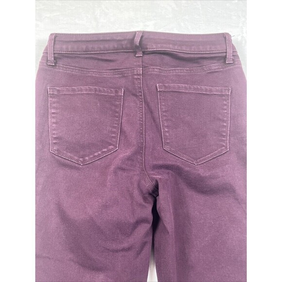 Talbots Flawless High-Waist Jegging Ankle Jeans Maroon Size 6 - Picture 7 of 7